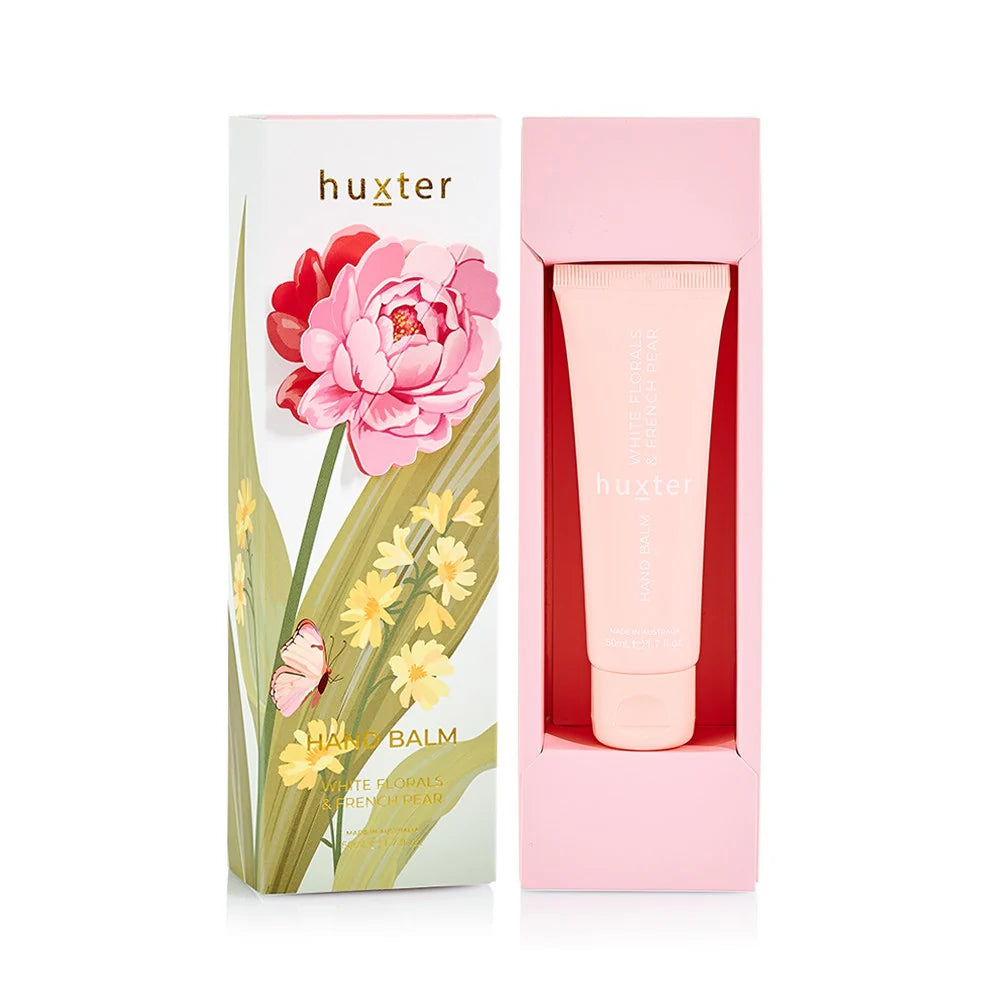 Huxter White Floral & French Pear Hand Balm Gift Box