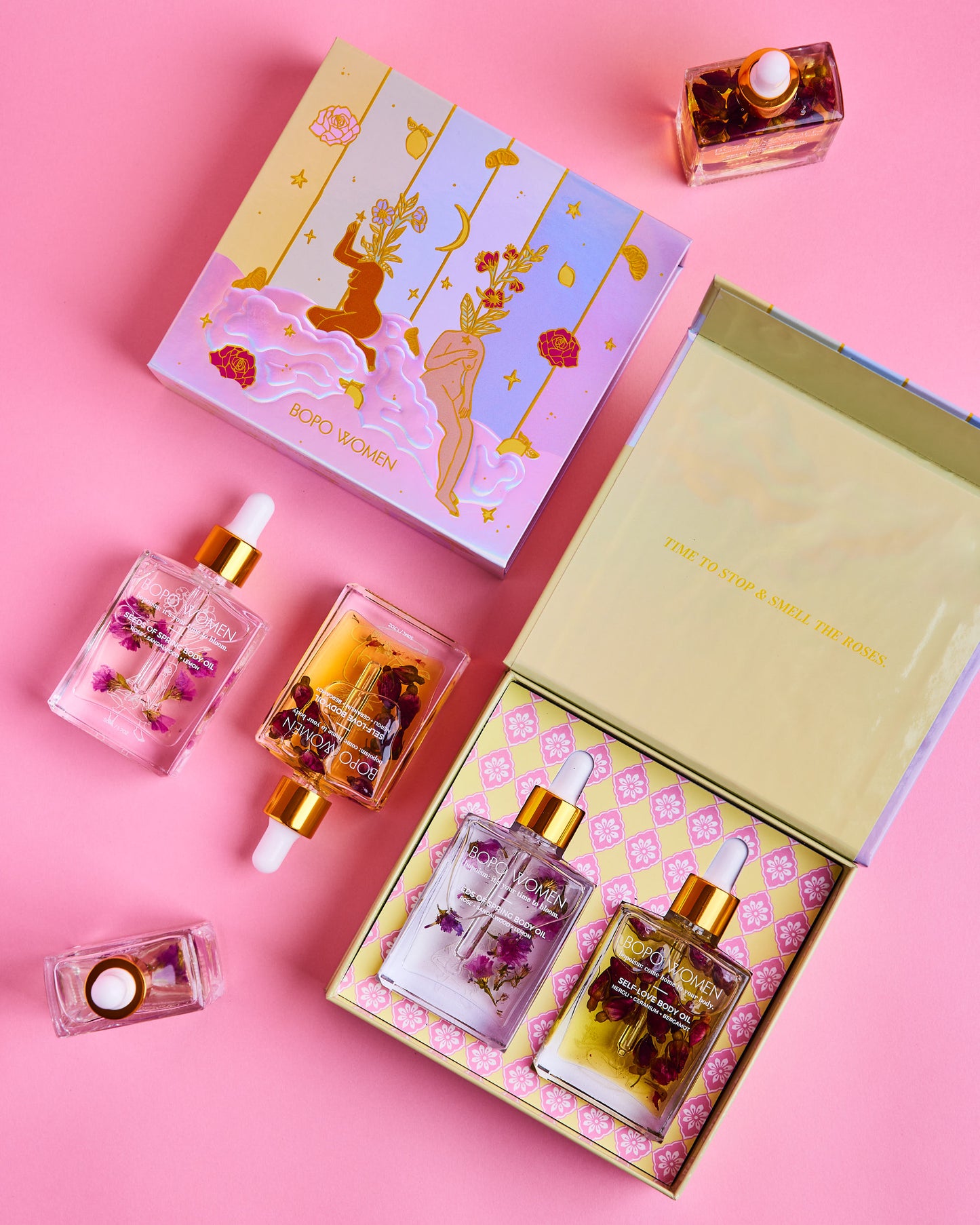 BOPO Women Floral Fling Body Oil Duo