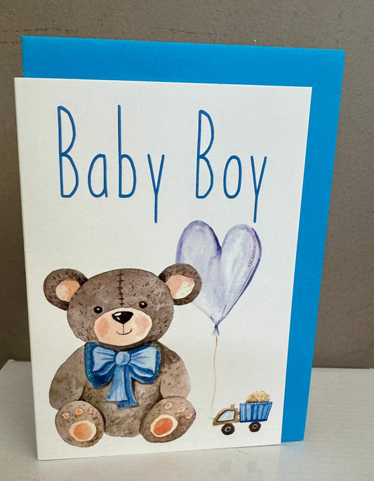 Baby Boy Greeting Card