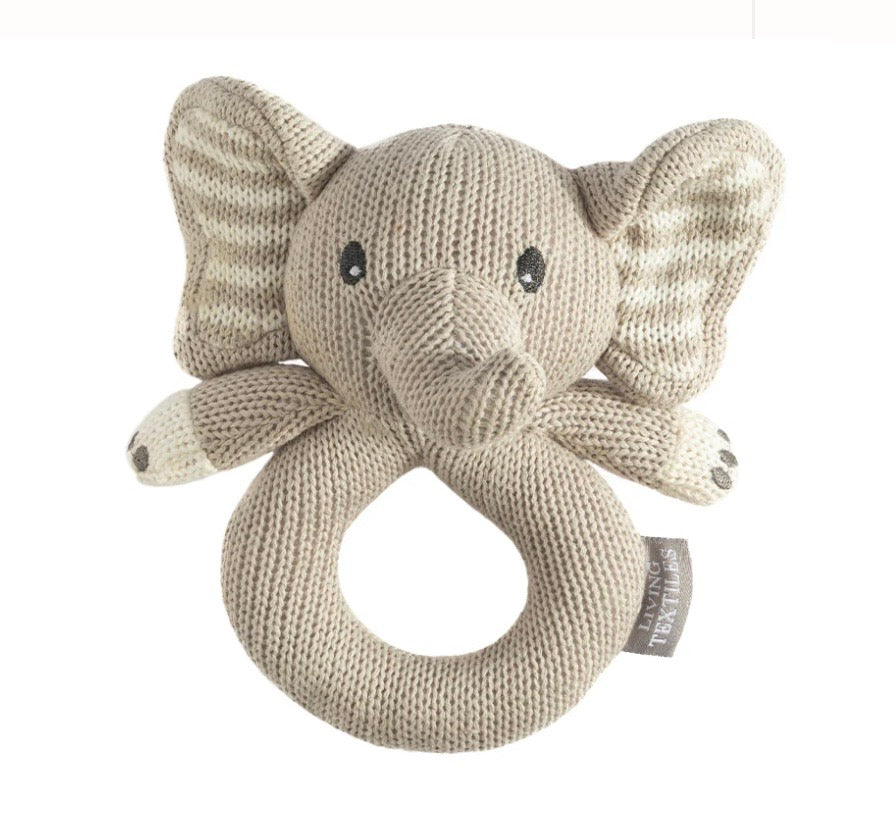 Mason the Elephant Rattle