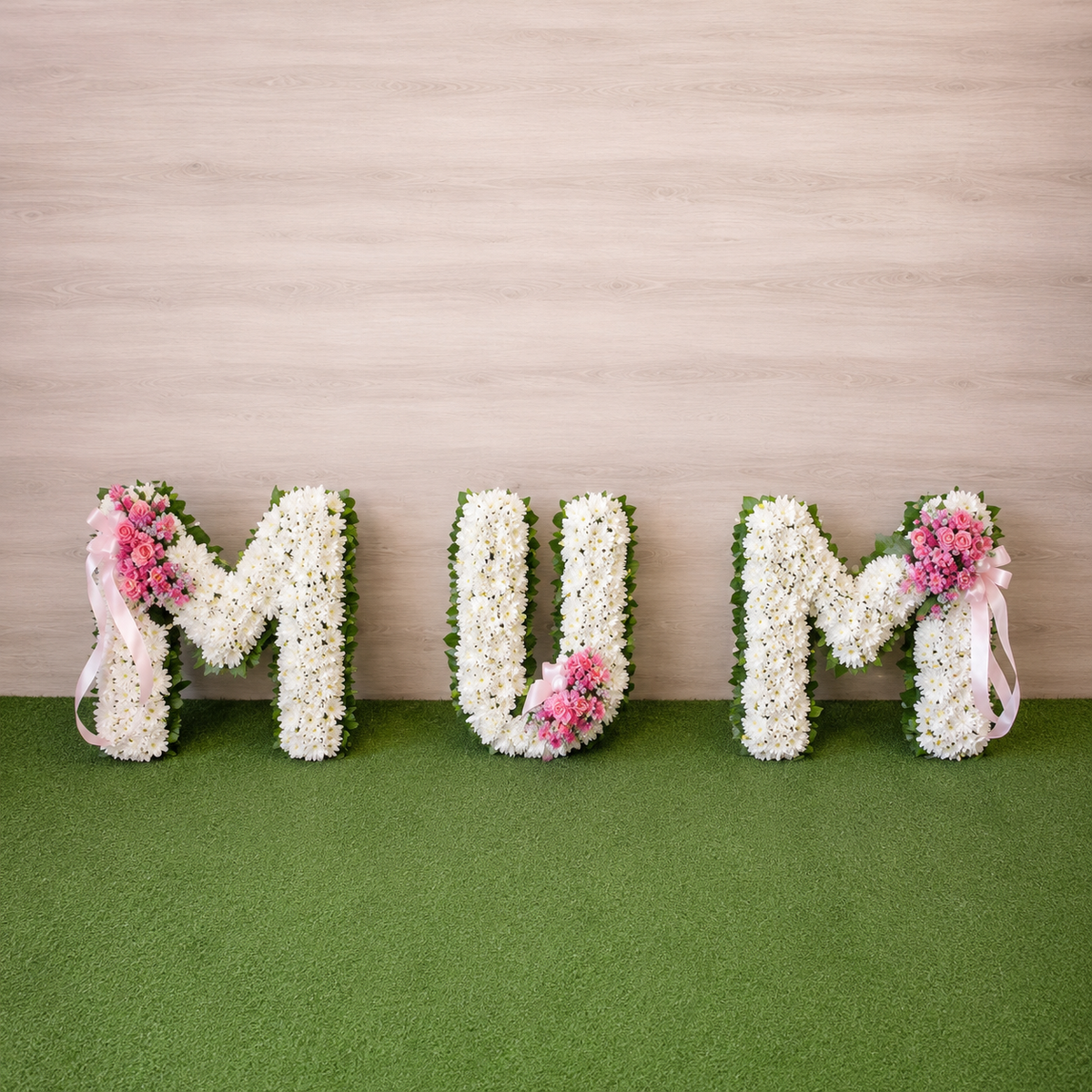 MUM Floral Letter Tribute