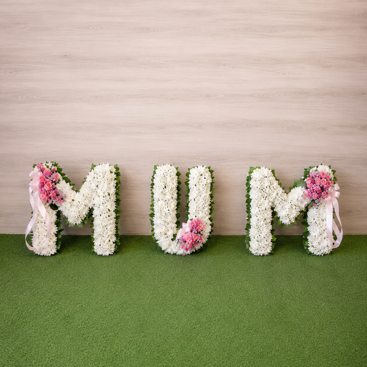 MUM Floral Letter Tribute