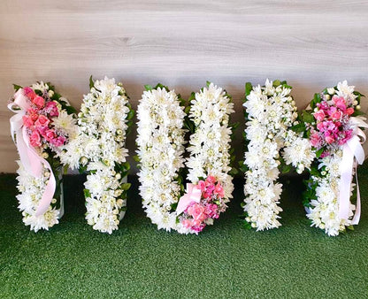 MUM Floral Letter Tribute