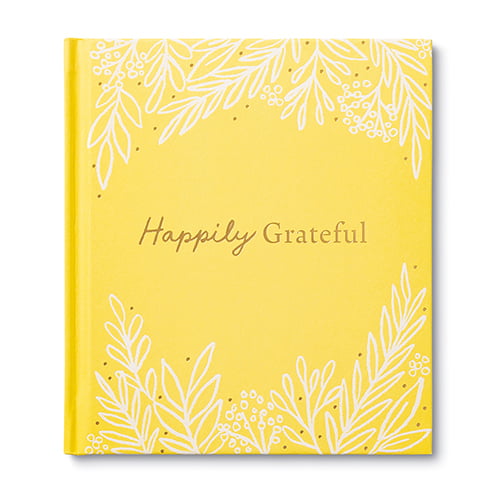 happily grateful yellow book cover