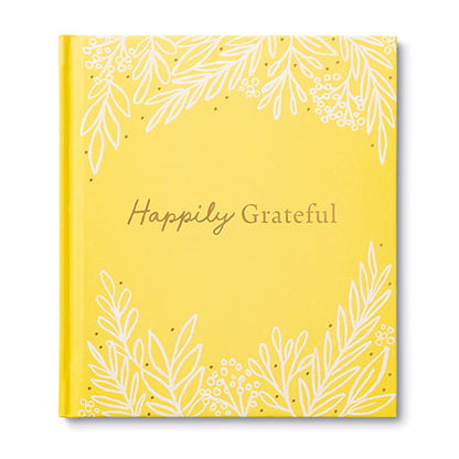 happily grateful yellow book cover